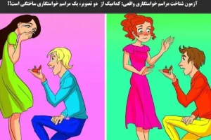 تست هوش و معما | فقط افراد خیلی زرنگ خواستگاری قلابی را متوجه میشوند + پاسخ تست
