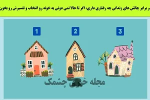 تست شخصیت شناسی | یکی از خونه هارو انتخاب کن تا بگم شریک عاطفیت آدم روزای سخته یا نه