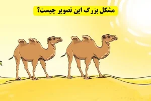تست هوش | اگر ادعای تیز بینی داری زیر 4 ثانیه مشکل تصویر رو پیدا کن