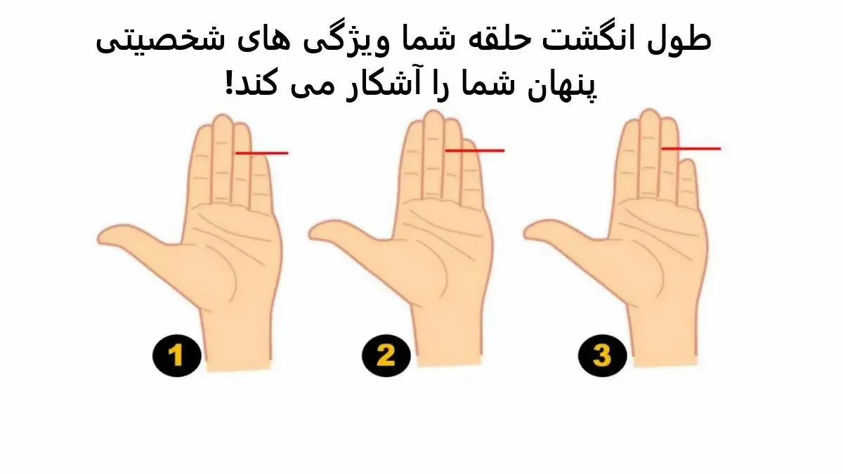تست شخصیت شناسی| میخوای طالع خودتو عشقتو بدونی؟ ببین انگشت حلقش چه شکلی تا بهت بگم
