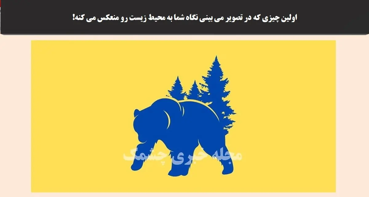 تست شخصیت شناسی | اول چی دیدی تا یه چیزایی در موردت بگم که توش بمونی