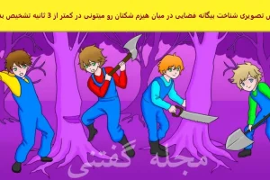 تست هوش | آدم فضایی این جمع رو زیر 3 ثانیه پیدا کنی یعنی خیلی ریز بینی