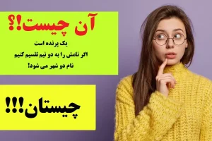 یک پرنده است که اگر نامش را به دو نیم تقسیم کنیم، نام دو شهر می شود!؟