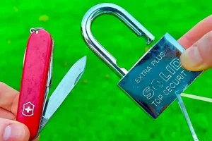 کلیدت تو خونه جا مونده؟ | نگران نباش بیا اینجا تا یادت بدن با یک ناخن گیر چطوری هر قفلی رو باز کنی + ویدیو آموزشی