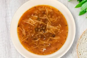طرز تهیه یک سوپ که سرشار از پروتئین گیاهی، فیبر، انواع ویتامین‌ها نظیر ویتامین B9 و اسید فولیک است