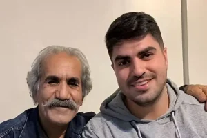 عمو کاووس نون خ خداحافظی کرد