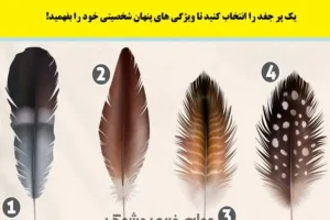 تست شخصیت شناسی | یک پر انتخاب کن تا بگم ادم مستقل و غیرقابل پیش بینی، آرام و محتاط یا وابسته ای هستی