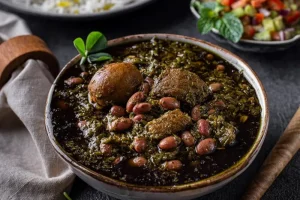 لعاب دار کردن قورمه سبزی به روش مادرجون ها | یک قورمه سبزی خوشمزه به توان 100 با این روش
