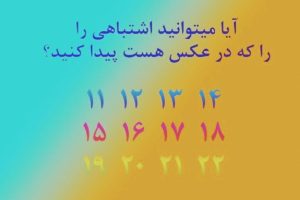 تست بینایی | میتونی تو سه سوته اشتباه تصویر رو پیدا کنی؟