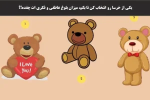 تست روانشناسی خرس عشق | تو عشق و عاشقی چطور آدمی هستی؟