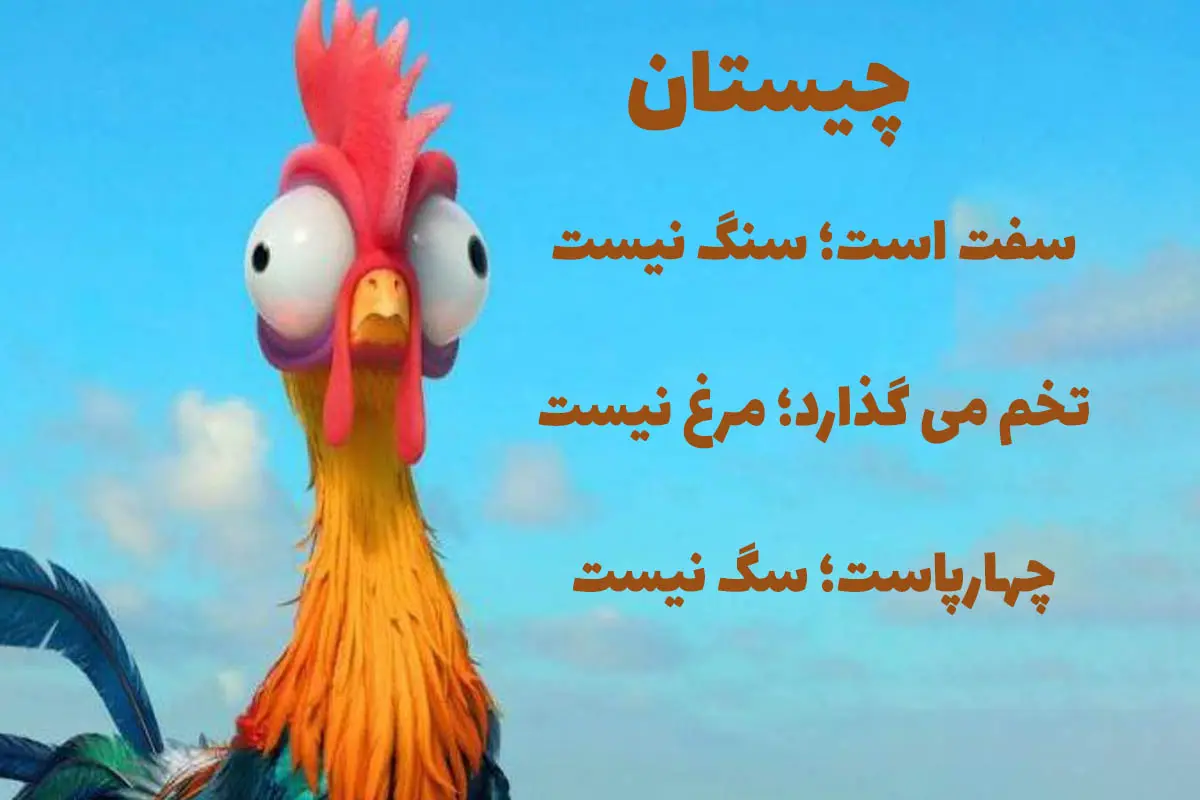 چیستان روز | آن چیست که خیلی سفت است؛ اما سنگ نیست؛ تخم میگذارد اما مرغ نیست و چهار پا دارد اما سگ نیست؟