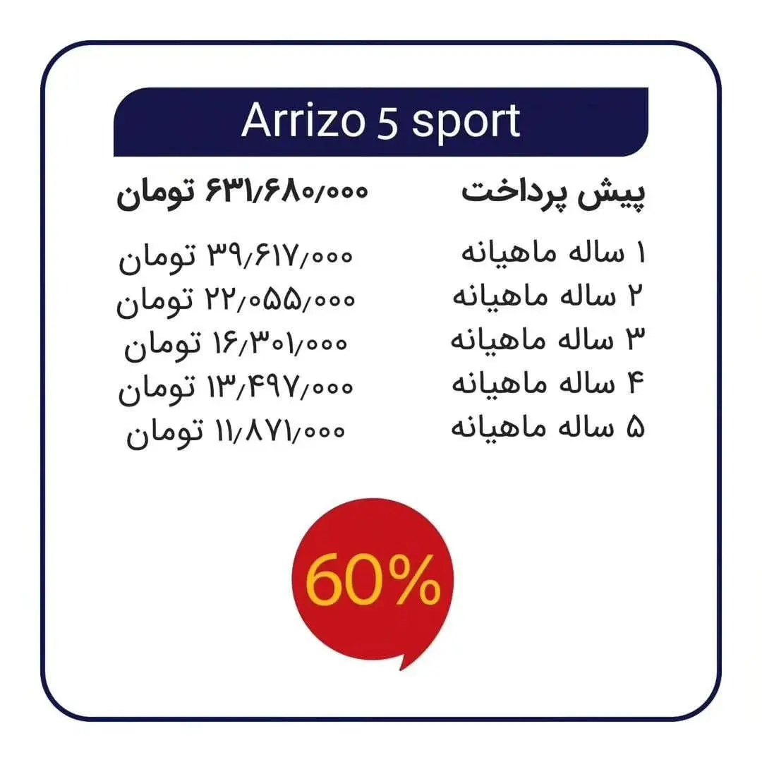 آریزو5-اسپورت+2