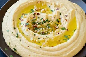 غذای ساده برای شام | طرز تهیه حمص لبنانی