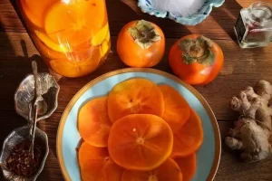 طرز تهیه لیته خرمالو چاشنی پاییزه هر غذا
