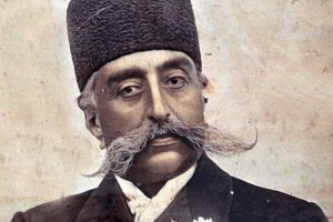 عکس حیرت انگیز از کارت عروسی انورالدوله دختر مظفرالدین شاه
