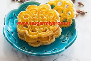 طرز تهیه شیرینی نان پنجره ای ترد و خوشمزه برای عید نوروز