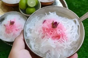 راز فالوده شیرازی خوشمزه بازاری! طرز تهیه فالوده شیرازی اصل با ترفندهای طلایی