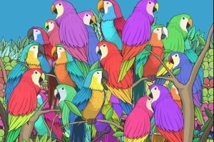 بازی فکری :فقط ۱ نفر از هر ۹۶ نفر این کار را انجام می‌دهد! پروانه پنهان را در ۹ ثانیه پیدا کنید