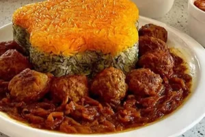 یک غذای مهمانی پسند؛ باقالی پلو با خوراک قلقلی خوشمزه