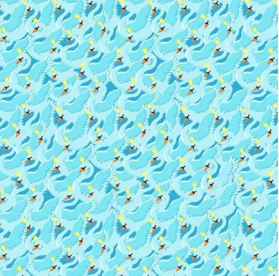 بازی فکری : هیچکس نمیتواند آن را حل کند! برای پیدا کردن قو متفاوت در ۶ ثانیه به آیکیو ۱۳۰ نیاز است