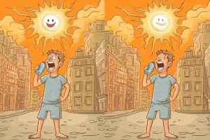 بازی فکری : فقط تیزبین‌ترین افراد می‌توانند هر ۵ تفاوت را در این دو تصویر پیدا کنند