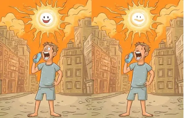 بازی فکری : فقط تیزبینترین افراد میتوانند هر ۵ تفاوت را در این دو تصویر پیدا کنند