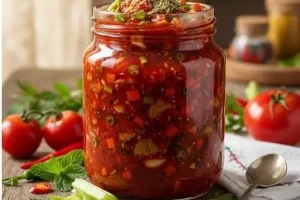 طرز تهیه ترشی گوجه فرنگی رنده شده؛ راهنمای یک ترشی خوشمزه و پاییزه
