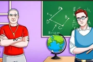 تست هوش : بچه زرنگای میز اول نشین بگن کدوم معلم واقعیه کدوم کیک؟