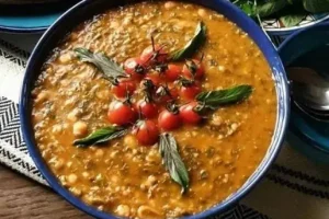 طرز تهیه آش گوجه فرنگی تبریزی ؛ مجلسی و پاییزه