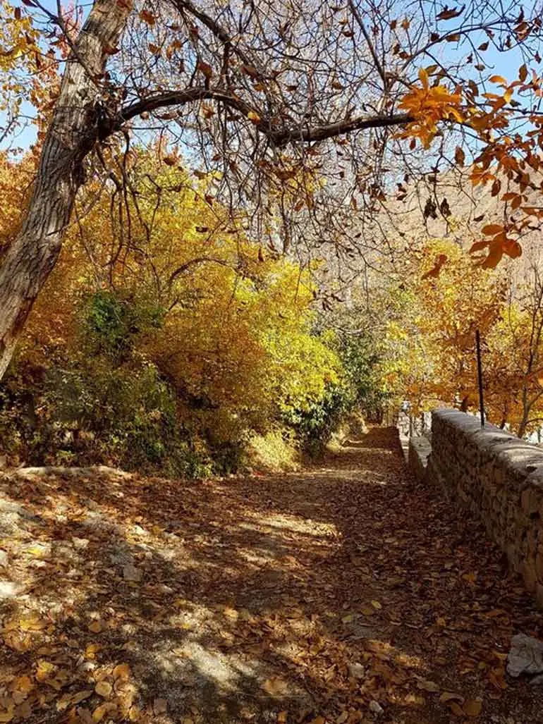 سفری لذت بخش به زیباترین روستای نزدیک تهران در پاییز؛ روستای برگ جهان در یک ساعتی تهران