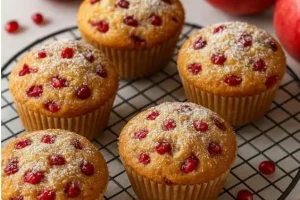 طرز تهیه مافین انار ؛ ترفند نرم و پفکی موندن
