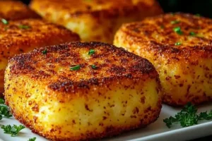 طرز تهیه کتلت سیب زمینی سوخاری | کوکو سیب زمینی مجلسی و ترد بدون گوشت