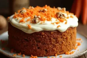 طرز تهیه کیک هویج و گردو ؛کیک پاییزی با دارچین و گردو