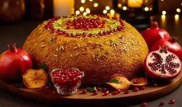 طرز تهیه ته چین مرغ و انار ؛ غذای شب یلدا
