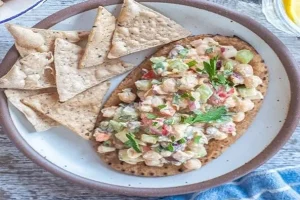 طرز تهیه سالاد نخود لیمویی با ارده کمتر از نیم ساعت