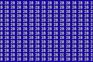 تست هوش : فقط 7 چشم عقابی ها می‌ توانند عددهای متفاوت 82 و 32 را در عرض 8 ثانیه پیدا کنند!