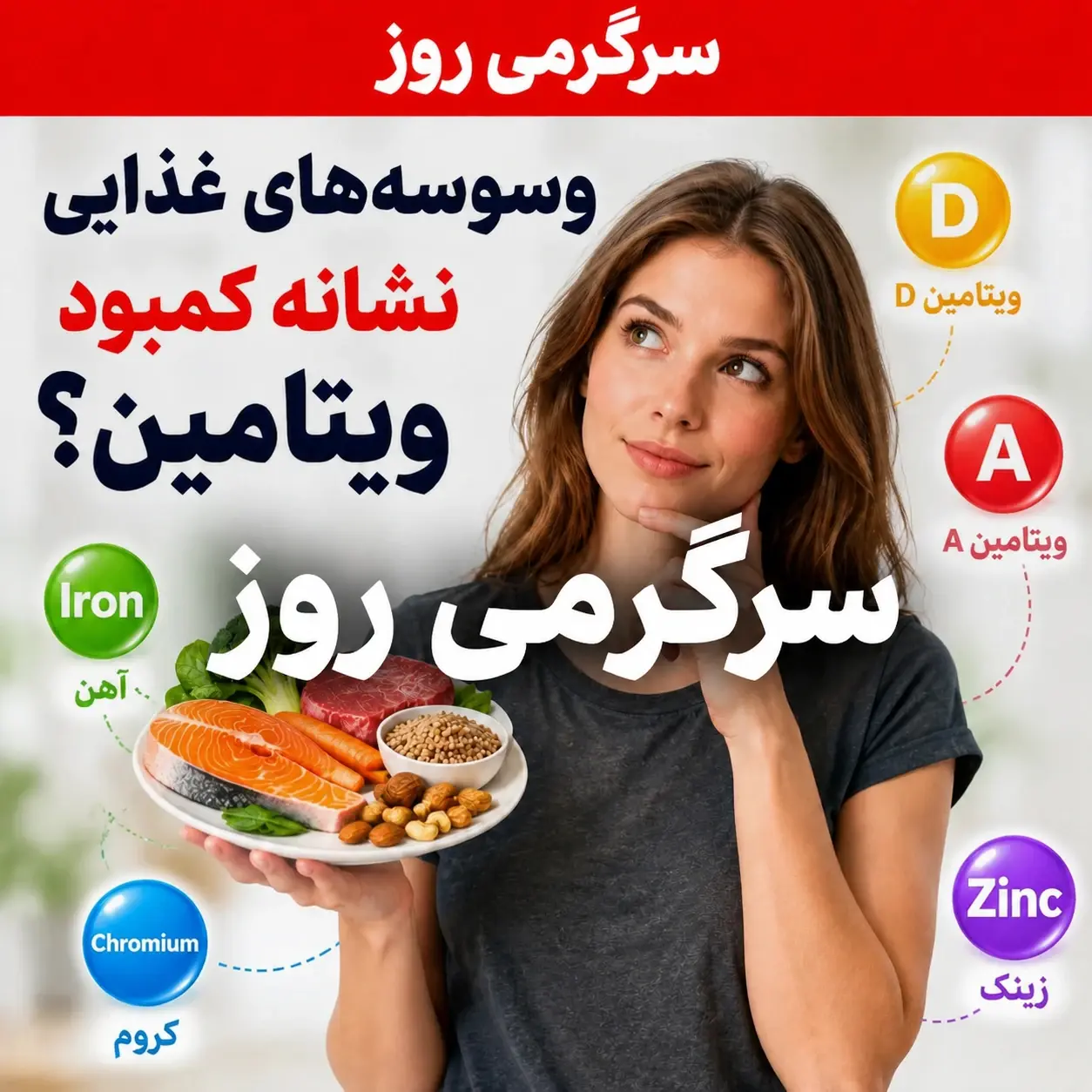 بدنتان با شما حرف میزند! گوش میدهید؟ | ۵ نشانهای که میگوید بدنتان به دچار کمبود چه ویتامینی شده!