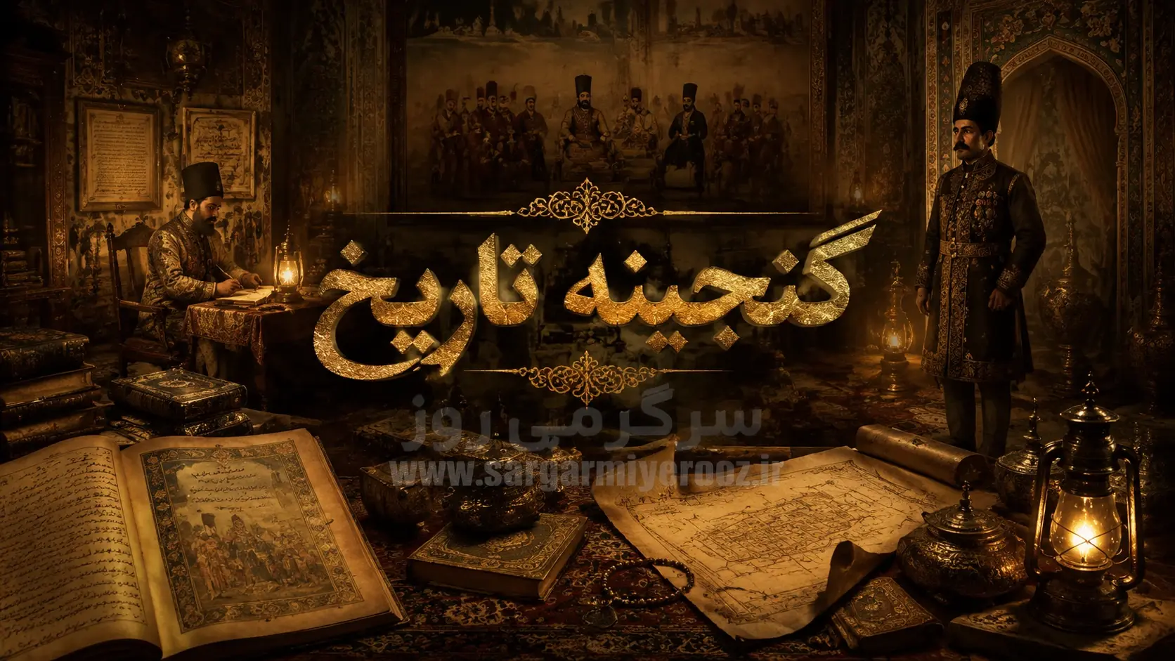 گنجینه تاریخ : تصویر رنگیشدۀ «سوگلی ناصرالدین شاه» در کنار «عزیزالسلطان و آقامحمدخان»