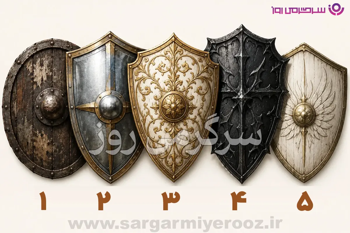 تست شخصیت شناسی | سپر مورد علاقهات نشان میدهد از کدام نقطه بیشتر ضربه میخوری