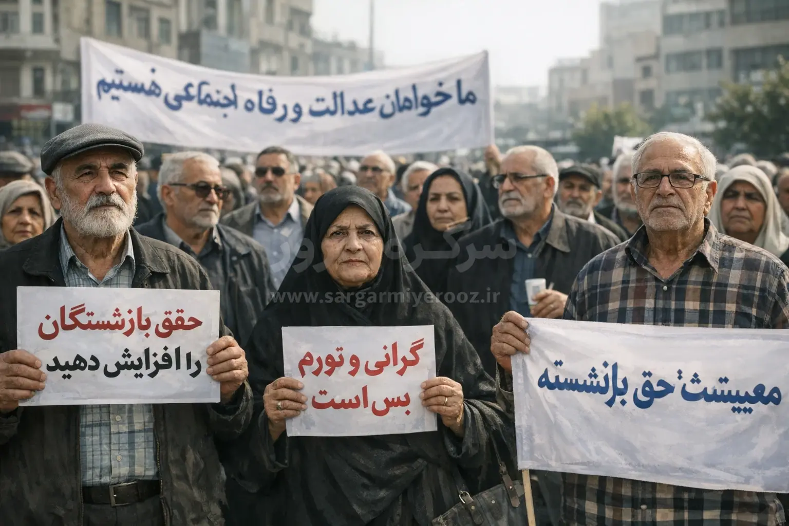 مطالبه گری بازنشستگان از وزیر رفاه؛ به وضعیت معیشت و درمان بازنشستگان رسیدگی کنید