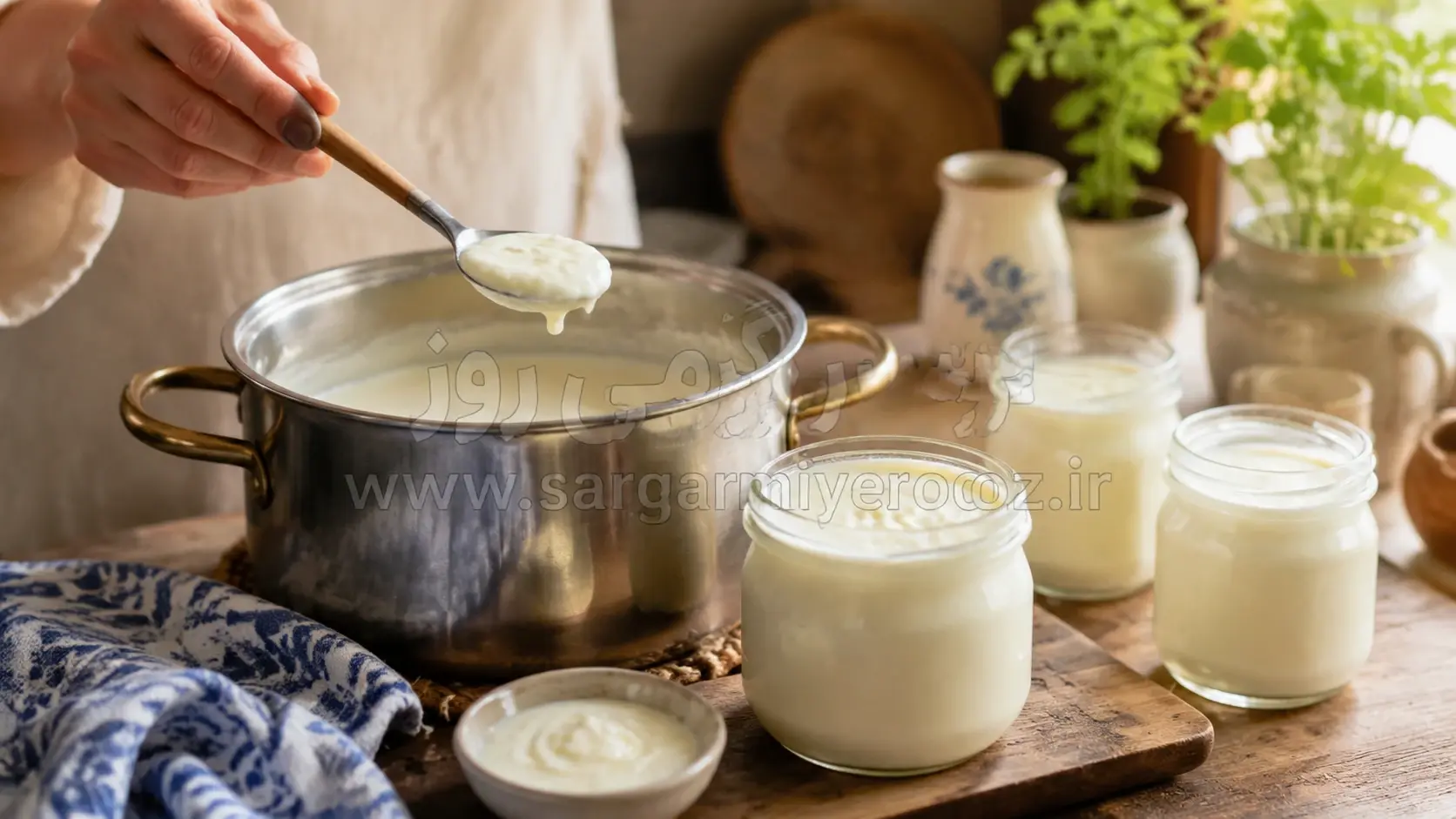 ترفند | چگونه ماست درست کنیم؟ دمای دقیق مایهزدن برای ماست سفت و کمآب