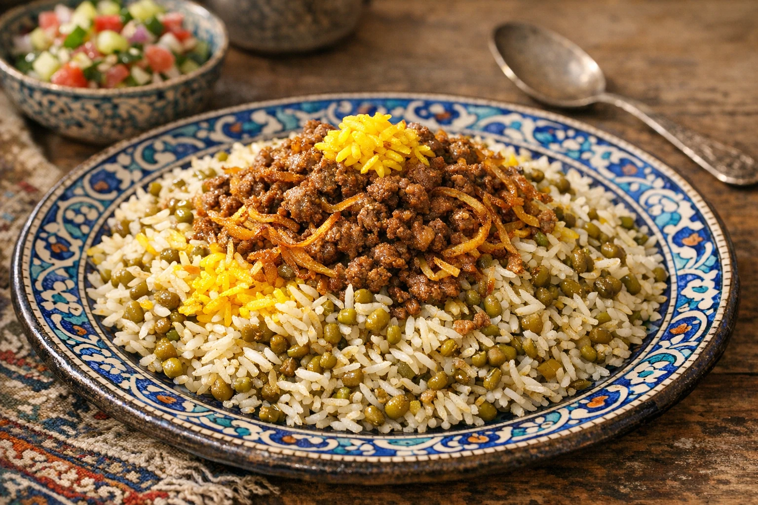 طرز تهیه کته ماش | کته اقتصادی بدون گوشت و بیدردسر