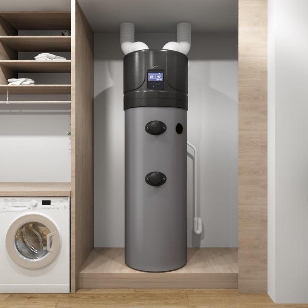 Rointe DWI200DHWI5 - Dalis Pro 200 Litre Air Source Heat Pump with Exchanger, 1500W - Heater Shop