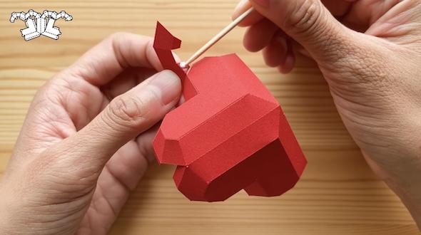 複雑な展開図をさくさく組み立てていくと→これがこうなるの!? まさかの完成形に「これは開けられない」「可愛い」(1/3) | カルチャー・アート ねとらぼ