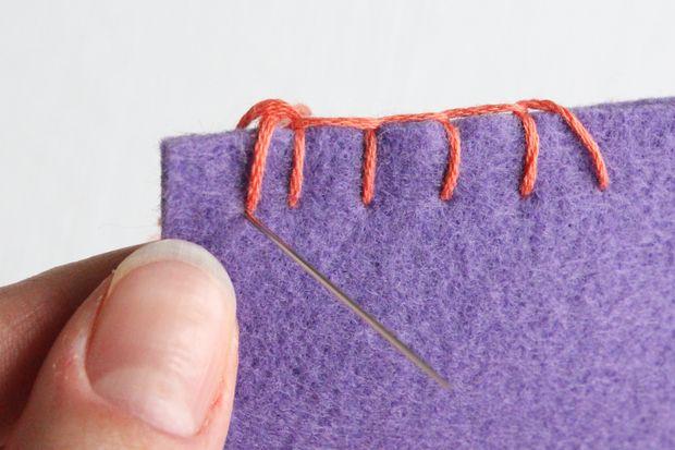 Sewing the Blanket Stitch : 6 Steps - Instructables