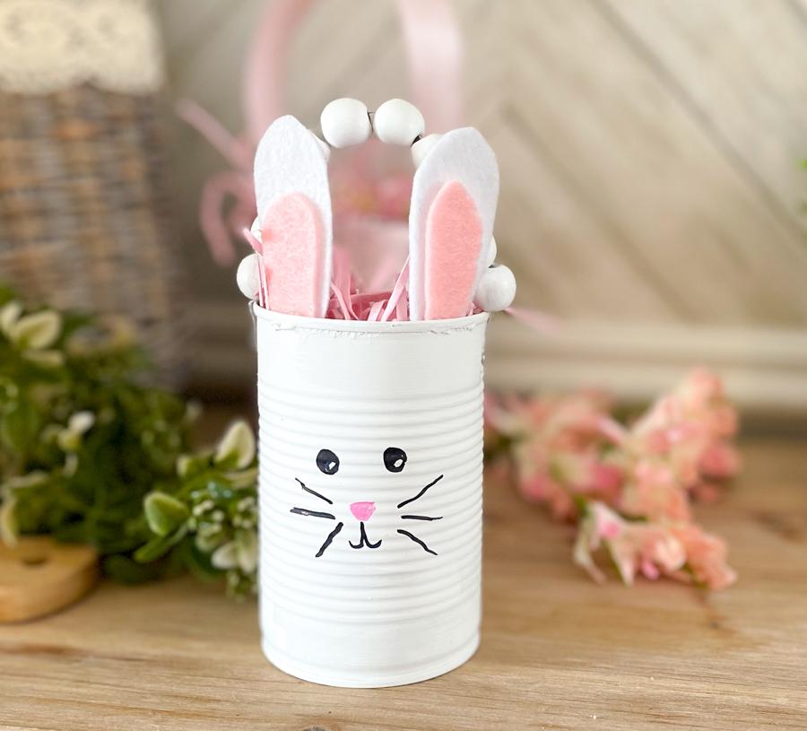 10 Beautiful Easter Baskets & Easter Decor Ideas from Tin Cans - A Well Purposed Woman