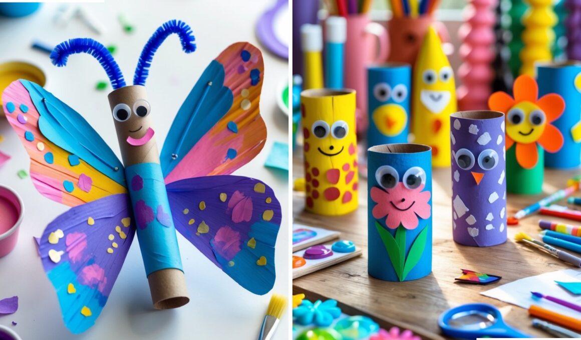 17 Easy Toilet Paper Roll Art Ideas for Kids - WithLoveLive