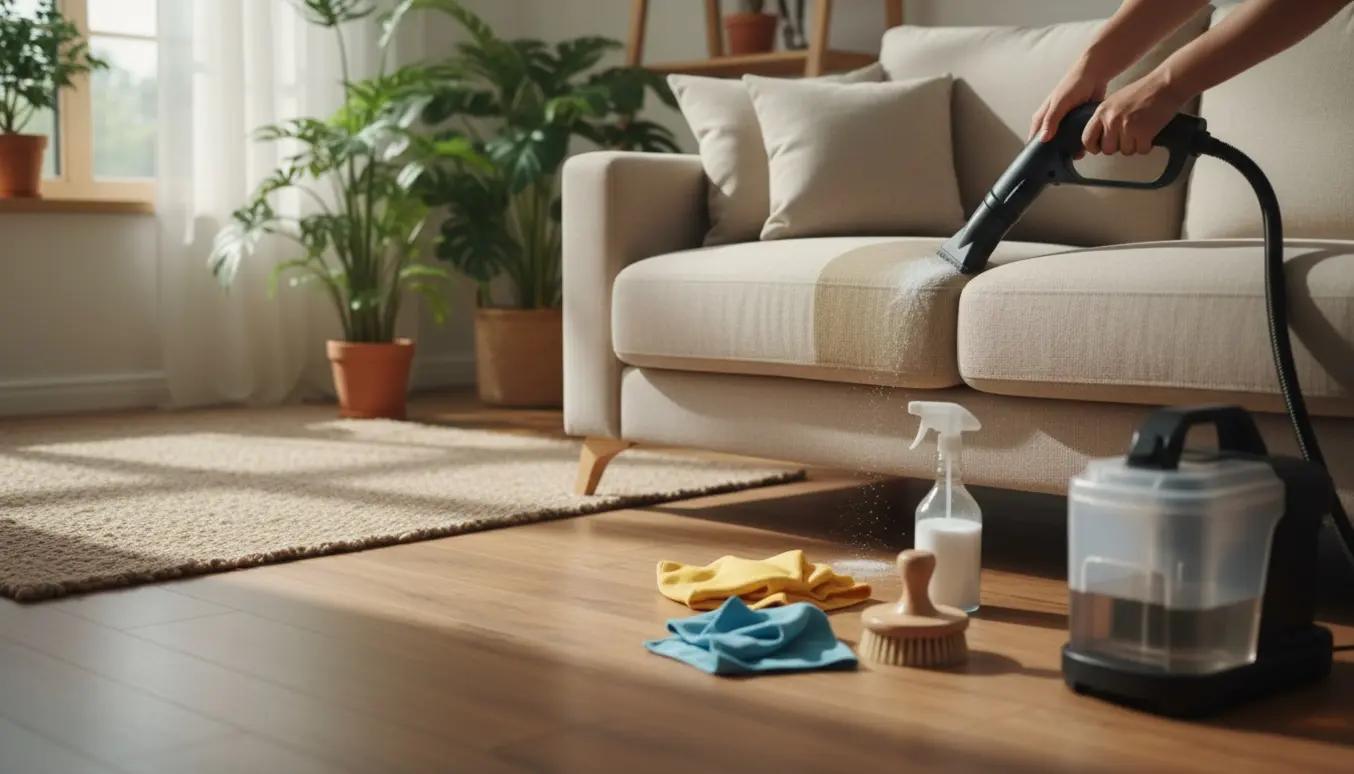 Hvad koster rensning af stofsofa? Priser fra 400 til 1000 kr - Handyhand