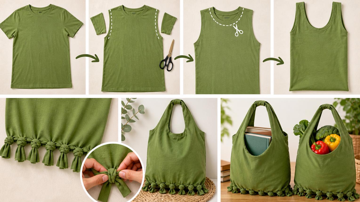 POLO T-shirt Reuse Idea: Tote Bag से Cushion Cover तक बनाएं ये आसान DIY | Polo Tshirt Reuse Hacks Old Tshirt Diy Home Ideas | Asianet News Hindi