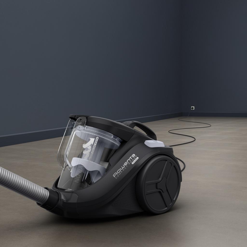 Compact Power Cyclonic Staubsauger ohne Beutel RO3725 | Bodenstaubsauger | Rowenta